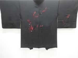 枝葉模様刺繍絵羽織